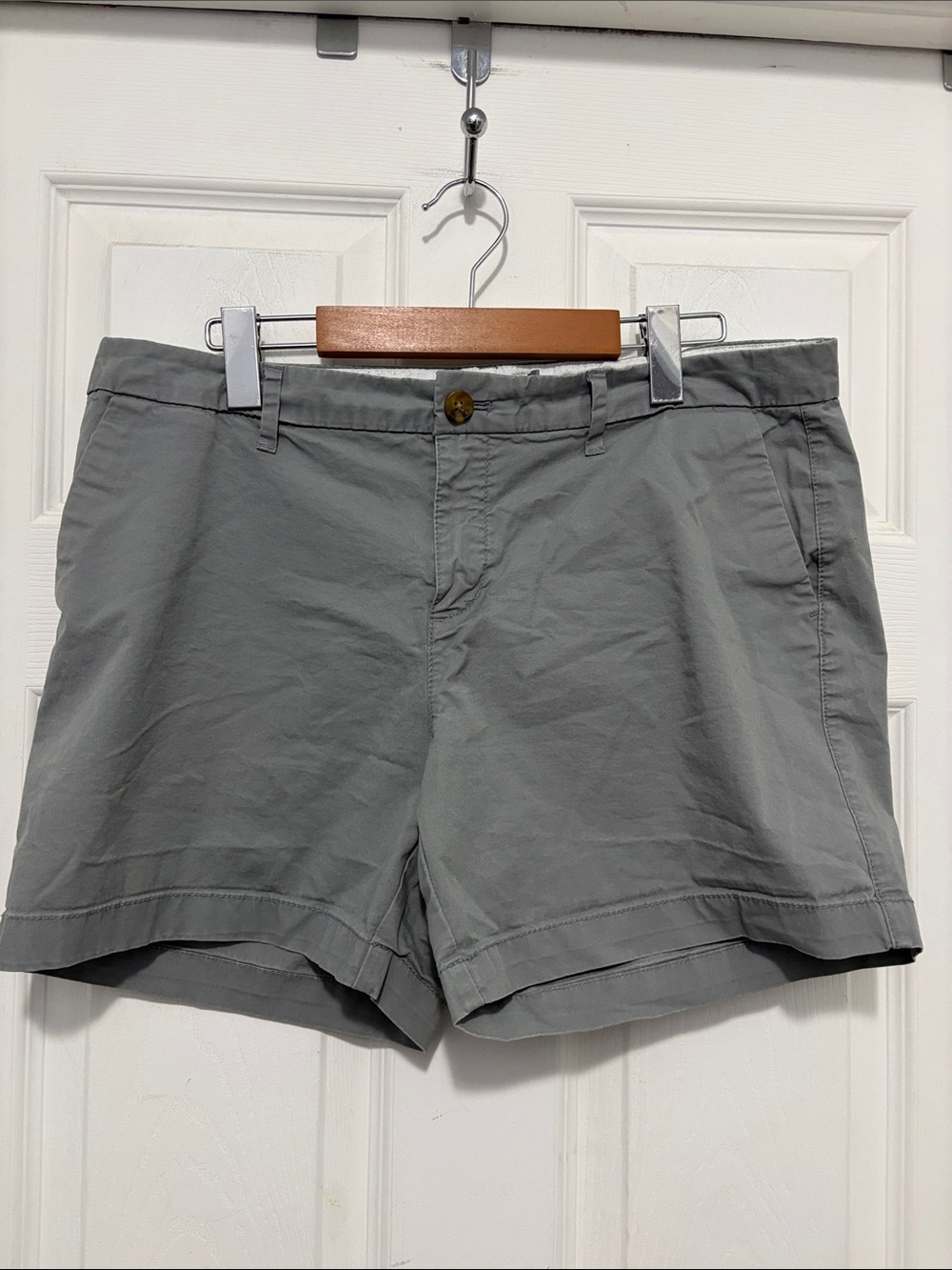 Old Navy Classic Grey Cotton-Blend Shorts